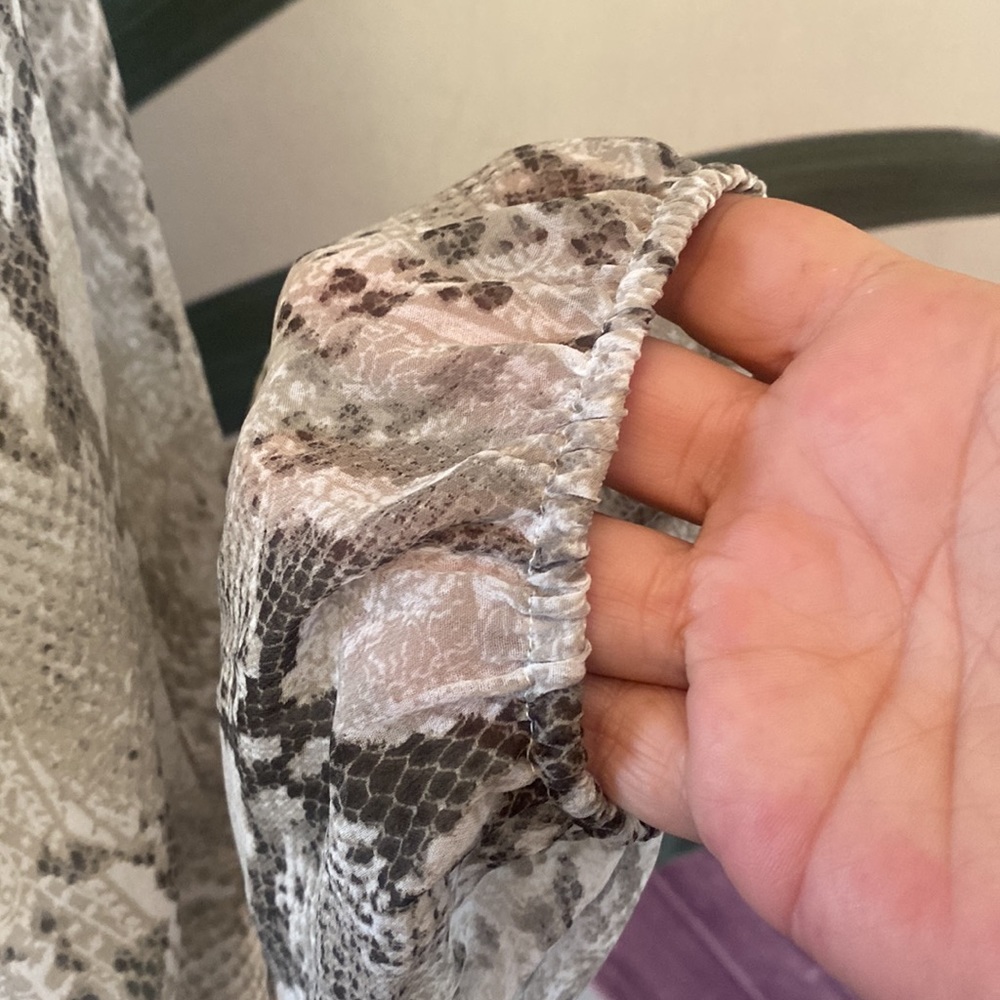 Jennifer Lopez Python Cut Out Blouse - image 4